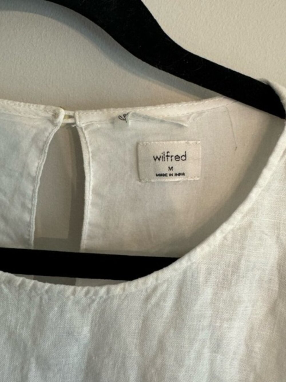 Wilfred Nanette medium linen white midi dress - Picture 4 of 8
